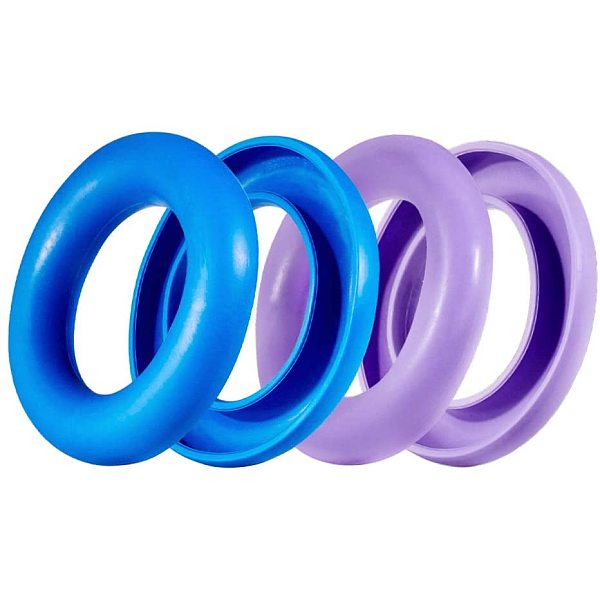 

PandaHall Silicone Bobbin Saver/Organizers, for Sewing Machine Bobbins, Mixed Color, 131x19mm, 4pcs/set Silicone Multicolor