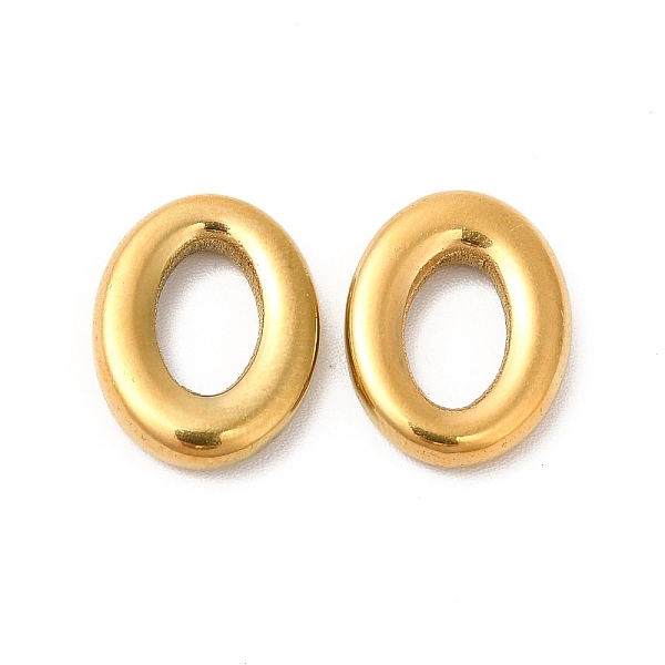 

PandaHall Ion Plating(IP) 304 Stainless Steel Linking Rings, Oval, Real 18K Gold Plated, 14x11x2.7mm, Inner Diameter: 8mm 304 Stainless...