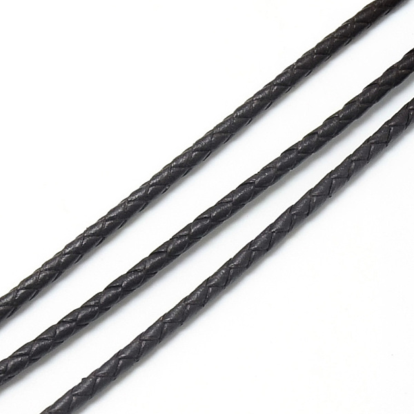 

PandaHall Leather Braided Cord, Coconut Brown, 5mm, about 54.68 yards(50m)/bundle Leather Round Brown