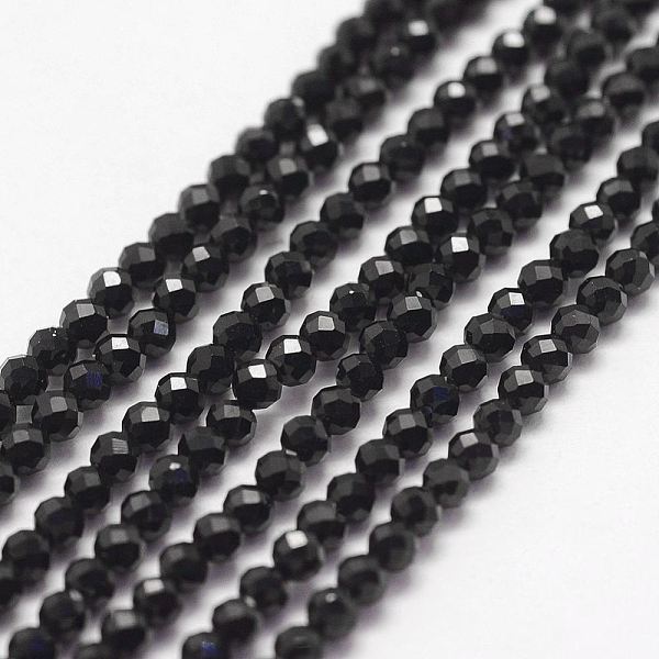 

PandaHall Natural Spinel Bead Strands, Faceted, Round, 2mm, Hole: 0.5mm, about 183pcs/strand, 15.6 inch Spinel Round