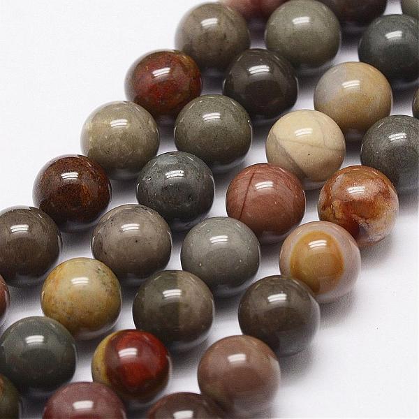 

PandaHall Natural New Ocean Jasper Bead Strands, Round, 6mm, Hole: 1mm, about 63pcs/strand, 15.5 inch(395mm) Ocean Jasper Round