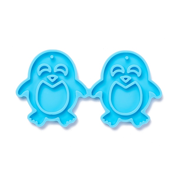 

PandaHall Penguin DIY Pendant Silicone Molds, for Earring Making, Resin Casting Molds, For UV Resin, Epoxy Resin Jewelry Making, Deep Sky...