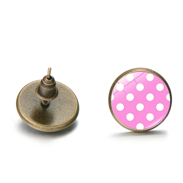 Alloy Stud Earrings… - image