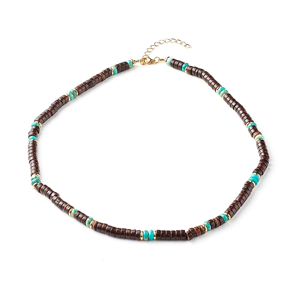 Coconut & Natural Imperial Jasper Beaded Necklaces