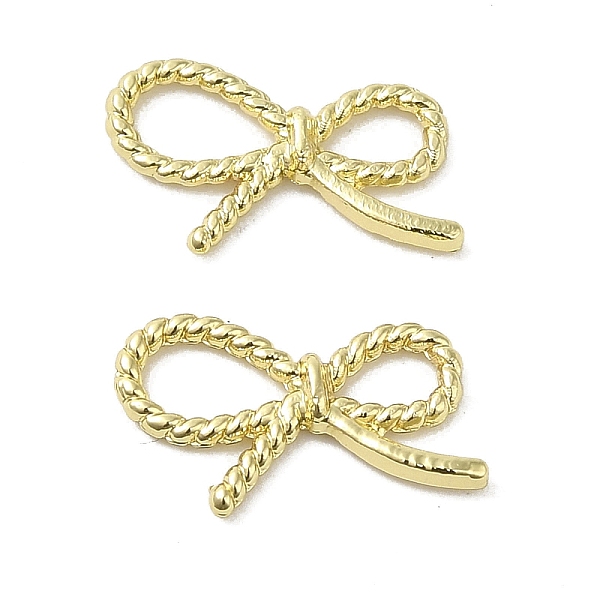 

PandaHall Rack Plating Alloy Cabochons, Cadmium Free & Nickel Free & Lead Free, Bowknot, Golden, 9x15x2mm Alloy Bowknot