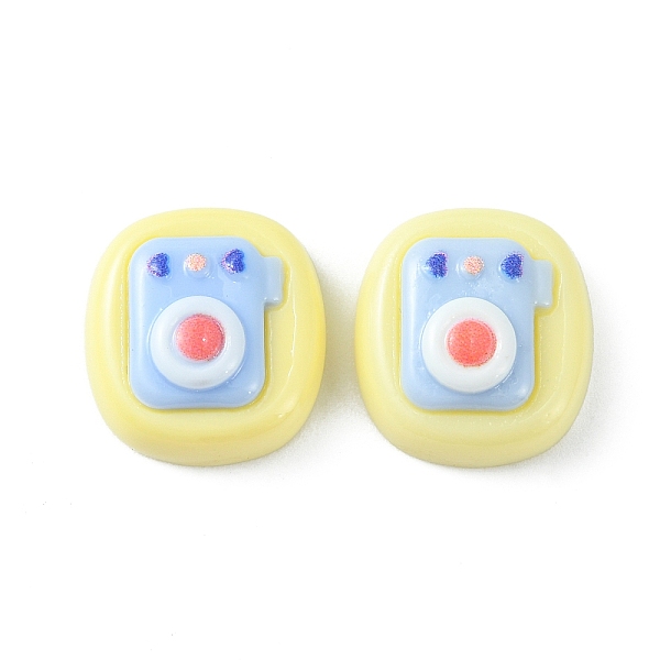 

PandaHall Opaque Cute Cartoon Resin Cabochons, Rectangle, Yellow, 15.5~17x16~17.5x7.5~8mm Resin Rectangle Yellow