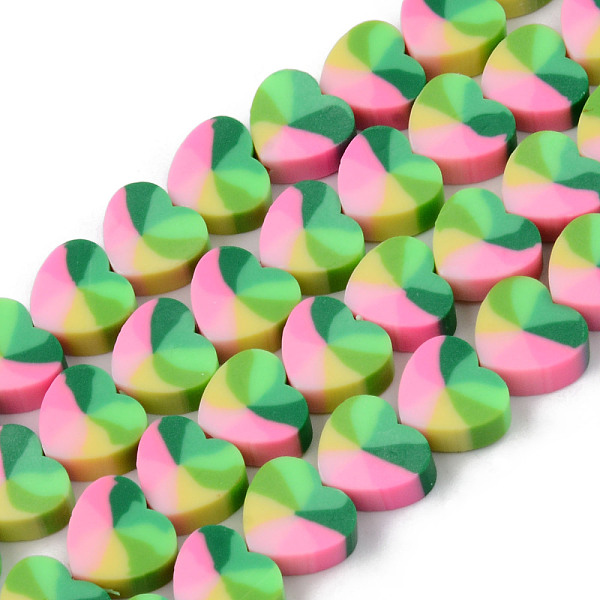 

PandaHall Handmade Polymer Clay Beads Strands, for DIY Jewelry Crafts Supplies, Heart, Pearl Pink, 9x10x4mm, Hole: 1.5mm, about...