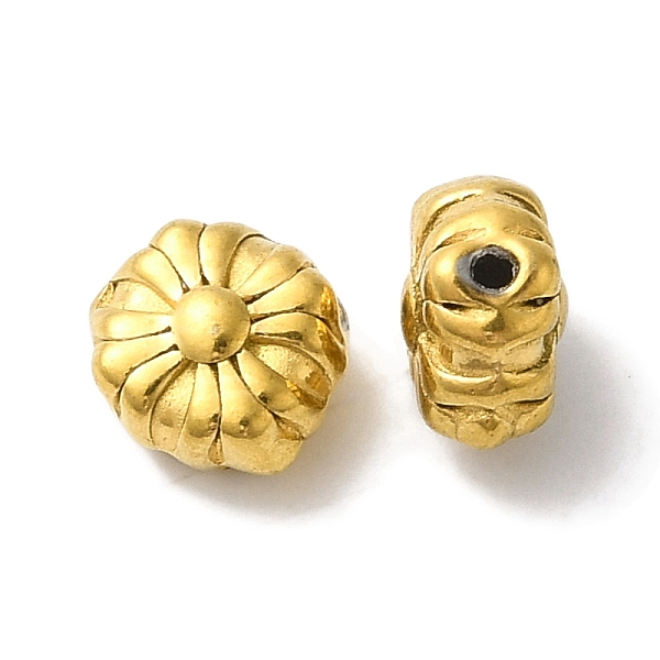 

PandaHall 304 Stainless Steel Beads, Flower, Golden, 6x6x4mm, Hole: 0.8mm 304 Stainless Steel Flower