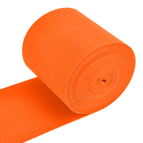 

PandaHall Non Woven Fabric Embroidery Needle Felt for DIY Crafts, Tomato, 140x3mm, about 6m/roll Polyester Red