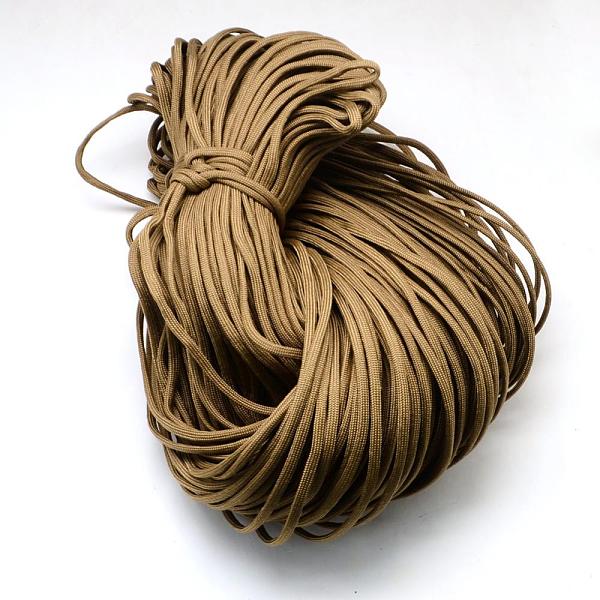 

PandaHall 7 Inner Cores Polyester & Spandex Cord Ropes, Solid Color, for Rope Bracelets Making, Sienna, 4~5mm, about 109.36 yards..., Brown
