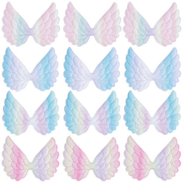 

PandaHall Gorgecraft 40Pcs 4 Colors Angel Wing Shape Sew on Patches Applique, DIY Sewing Craft Decoration for Clothes Jeans, Mixed Color..., Multicolor
