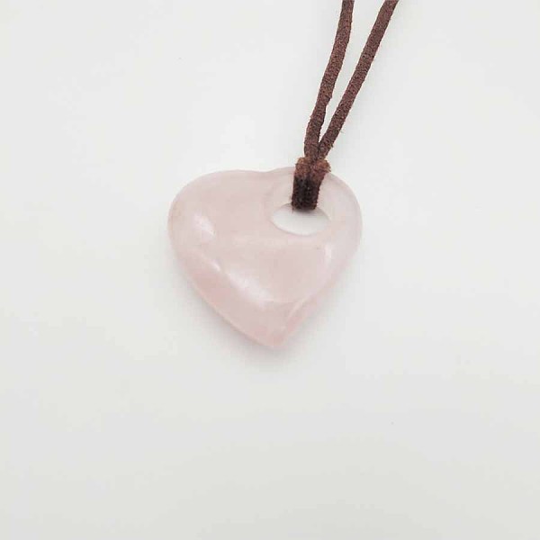 

PandaHall Heart Pendant Necklaces for Women Natural Gemstone Pink