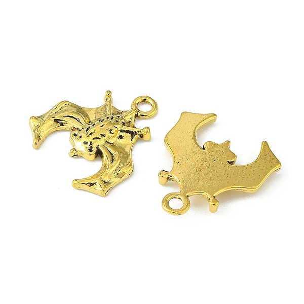 

PandaHall Tibetan Style Alloy Pendants, Lead Free & Cadmium Free, Bat, Antique Golden, 19.5x17x2.5mm, Hole: 1.8mm Alloy Bat