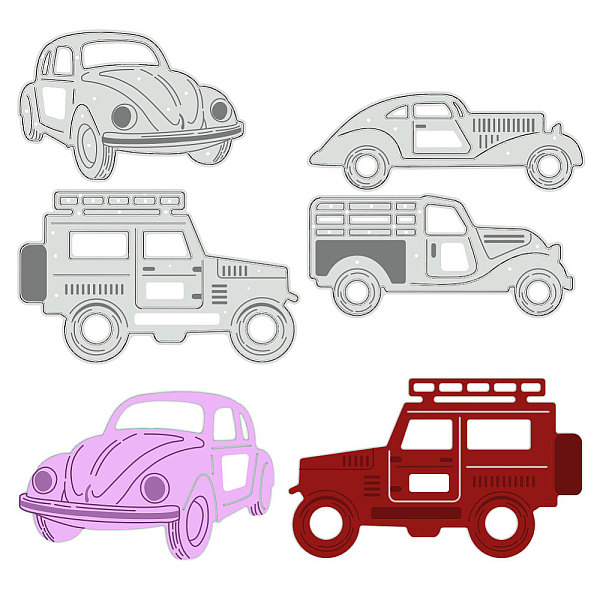 

PandaHall Carbon Steel Cutting Dies Stencils, Decorative Embossing Paper Card Making Template for DIY Scrapbooking, Art Craft, Car...