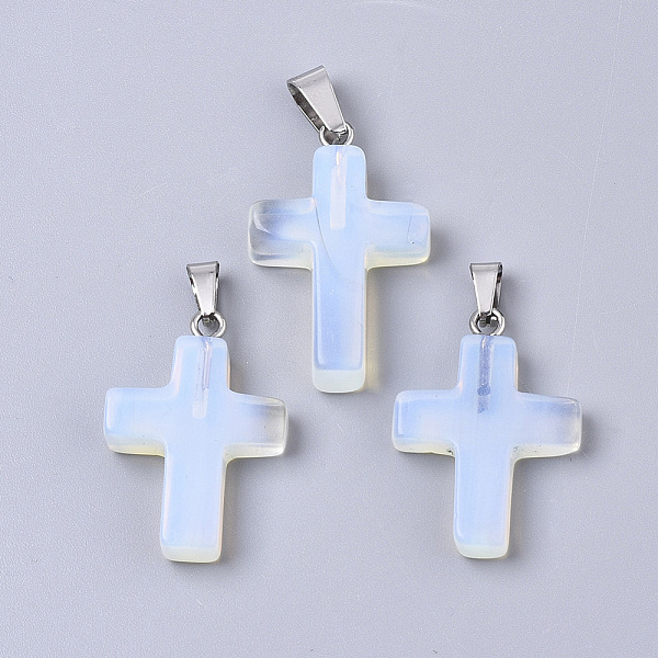 Synthetic Opalite Pendants