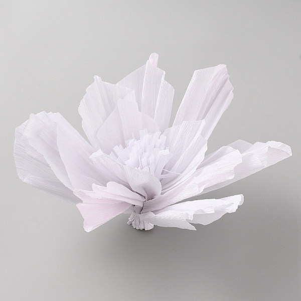 壁用クレープ紙の花の装飾