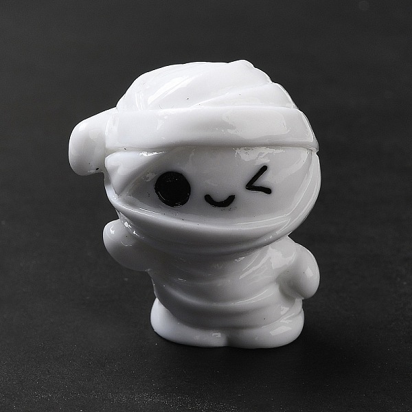 

PandaHall Halloween Theme Opaque Resin Cabochons, for Jewelry Making, Mummy, 29x20x25.5mm Resin Mummy