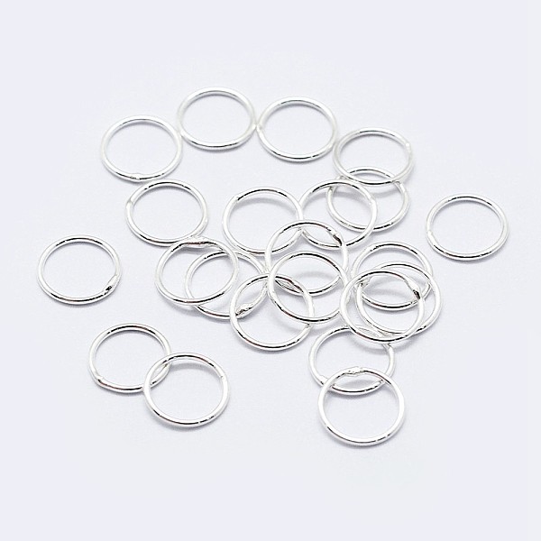 

PandaHall 925 Sterling Silver Round Rings, Soldered Jump Rings, Closed Jump Rings, Silver, 24 Gauge, 4x0.5mm, Inner Diameter: 2.5mm Sterling...
