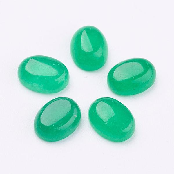 

PandaHall Natural Malaysia Jade Cabochons, Oval, 8x6x3mm Malaysia Jade Oval