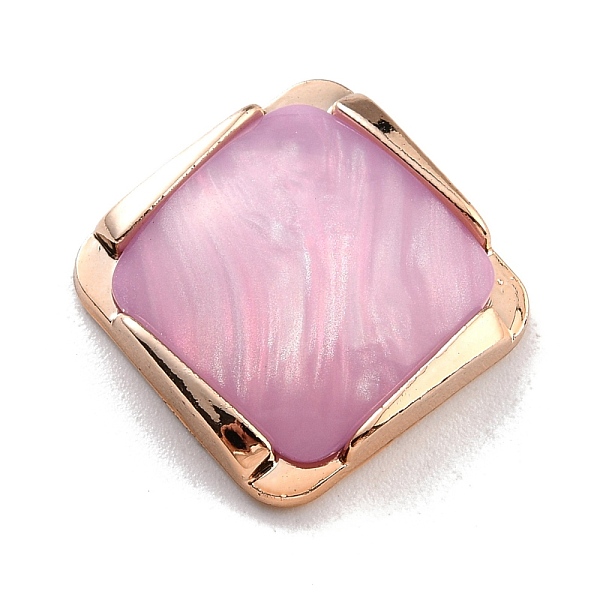 

PandaHall Plastic Cabochons, Square, Flamingo, 19.5~20x19.5~20x6mm Plastic Square Pink