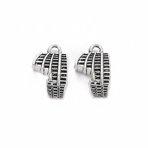 

PandaHall Tibetan Style Alloy Charms, Cadmium Free & Lead Free, Colosseum, Antique Silver, 15x9x4.5mm, Hole: 1.6mm, about 640pcs/1000g Alloy...