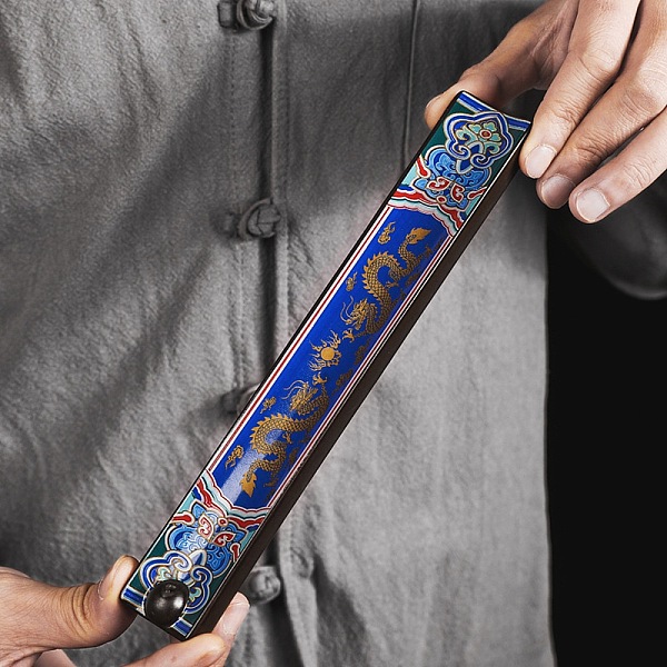 

PandaHall Porcelain Incense Burners, Rectangle Shape Incense Holders, Home Office Teahouse Zen Buddhist Supplies, Blue, 225x30x15mm...