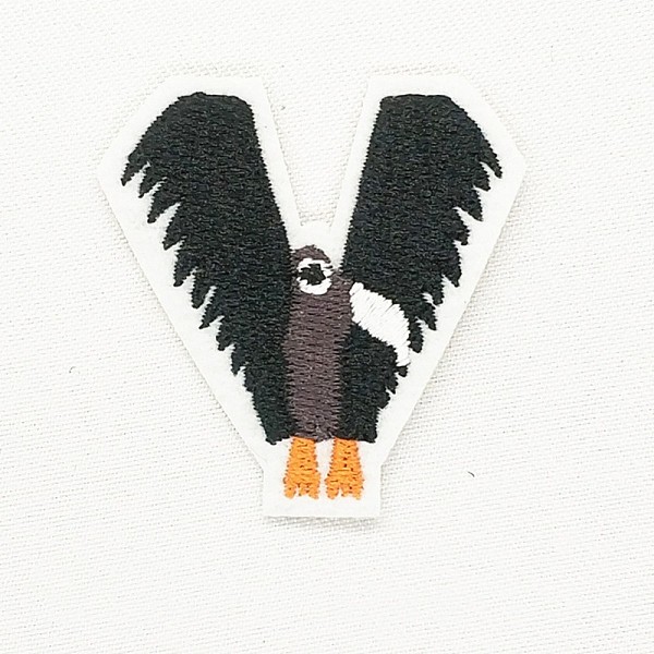 

PandaHall Computerized Embroidery Cloth Iron on/Sew on Patches, Costume Accessories, Appliques, Letter, Black, Letter.V, 45x43mm Cloth...
