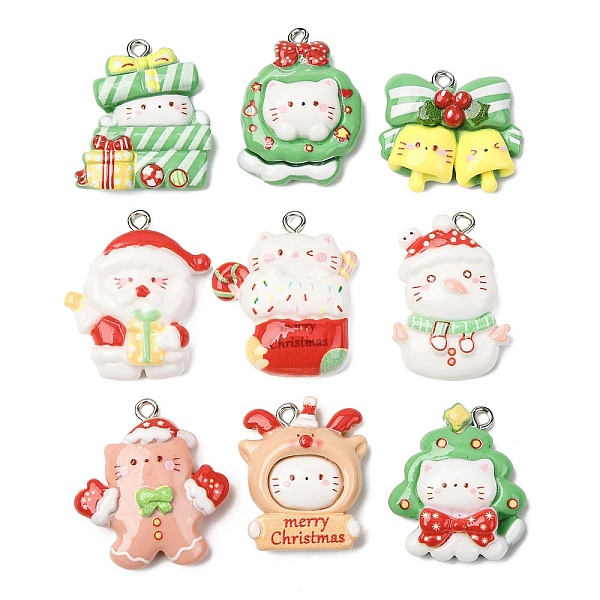 クリスマスの不透明な樹脂ペンダント