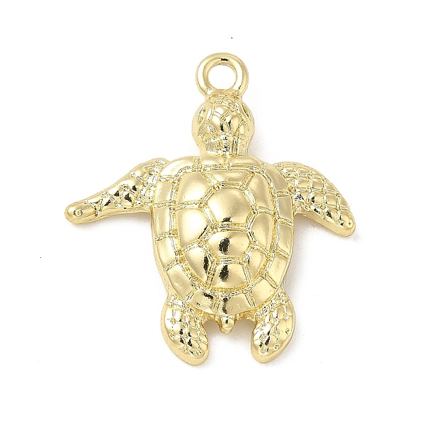 

PandaHall Rack Plating Alloy Pendants, Cadmium Free & Lead Free, Sea Turtle Charms, Light Gold, 21x19x4mm, Hole: 1.6mm Alloy Turtle