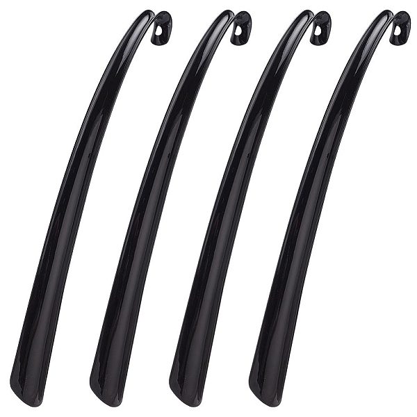 

PandaHall Plastic Shoehorns, Shoe Wearing Assist for Seniors, Pregnant Woman, People with Lumbar Pain, Black, 420x40x38mm Plastic Others...