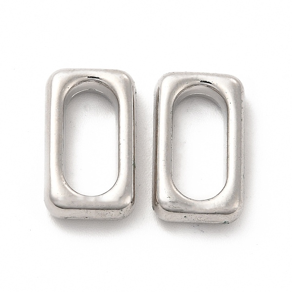 

PandaHall Alloy Linking Rings, Long-Lasting Plated, Cadmium Free & Lead Free, Rectangle, Platinum, 15.5x9x4mm, Inner Diameter: 5x11.5mm...