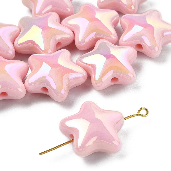 10Pcs UV Plating Plastic Beads-image-SACR-YW0001-86C-en