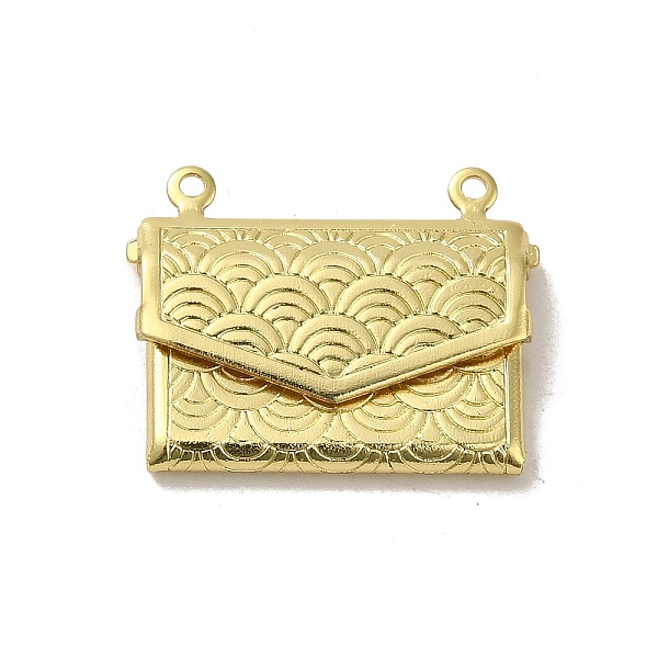 

PandaHall Rack Plating Brass Pendant, Long-Lasting Plated, Lead Free & Cadmium Free, Envelope, Real 18K Gold Plated, 17x22x4.5mm, Hole...