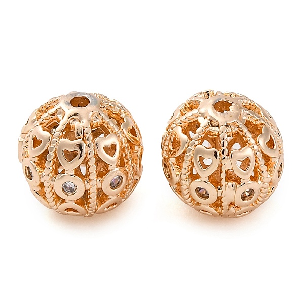 Brass Micro Pave Cl… - image