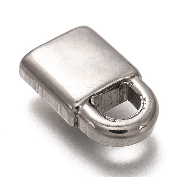 

PandaHall 304 Stainless Steel Pendants, PadLock, Stainless Steel Color, 16.5x9.5x4.5mm, Hole: 4.5x4.5mm 304 Stainless Steel Lock