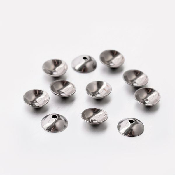 Original Color 201 Stainless Steel Bead Cones