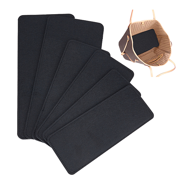 

PandaHall 6Pcs 3 Style Chemical Fiber Felt Bag Bottom Shapers, for Knitting Bag, Women Bags Handmade DIY Accessories, Black...