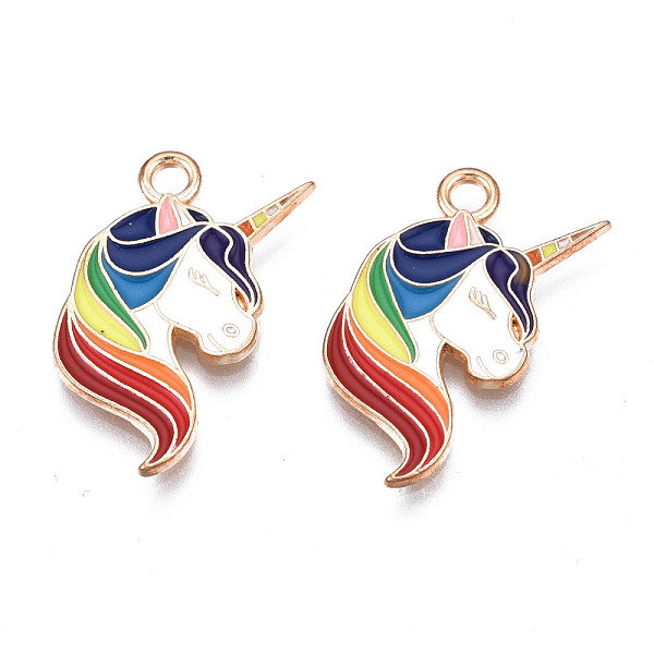 Alloy Enamel Pendants
