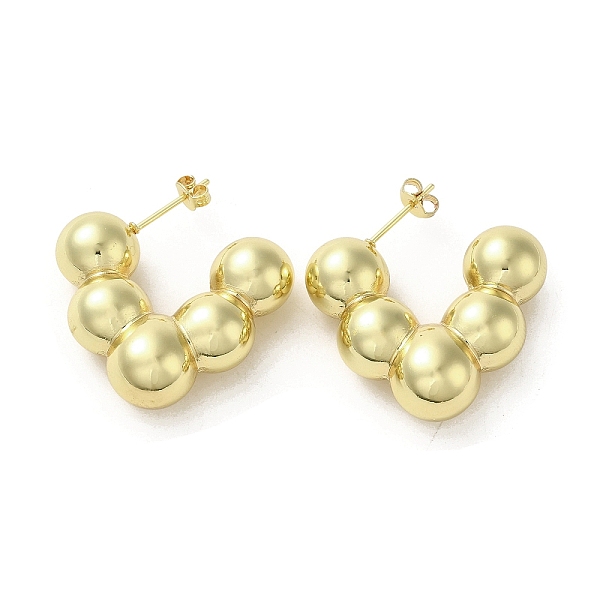 Brass Stud Earrings - image