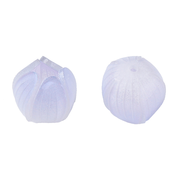 

PandaHall Plastic Beads, Flower, Lilac, 13x13x12mm, Hole: 1.2mm Plastic Flower Purple