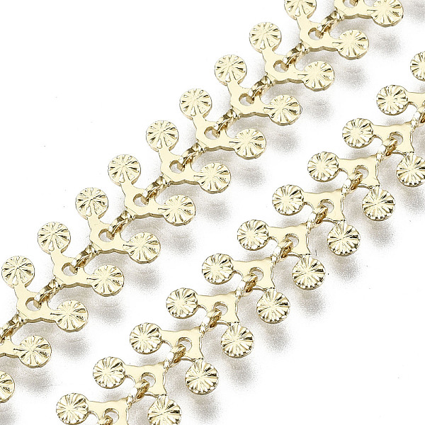 

PandaHall Brass Link Chains, Long-Lasting Plated, Unwelded, Light Gold, 6x8x2mm Brass