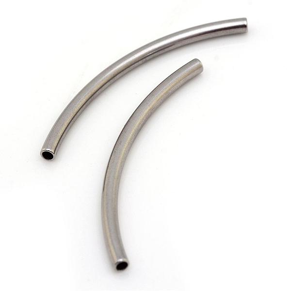 

PandaHall 304 Stainless Steel Tube Beads, Stainless Steel Color, 30x2mm, Hole: 1mm 304 Stainless Steel Tube