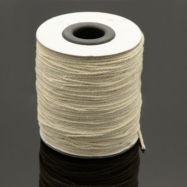

PandaHall Round Cotton Twist Threads Cords, Macrame Cord, Light Yellow, 1.5mm, about 100yards/roll(300 feet/roll), 6rolls/bag Cotton Yellow