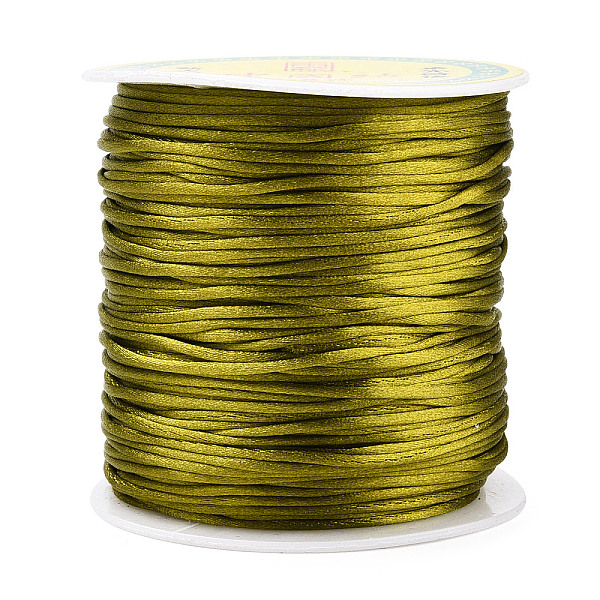 

PandaHall Nylon Thread, Olive, 1.0mm, about 76.55 yards(70m)/roll Nylon Green
