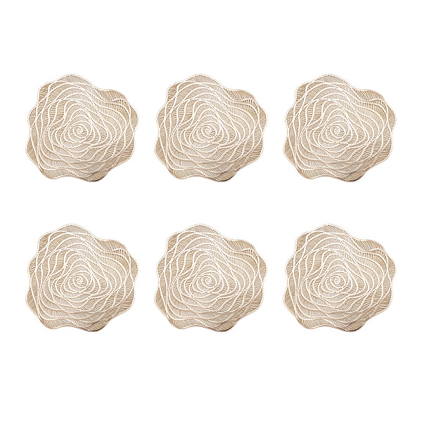 Supports de tampons chauds en pvc rose creux