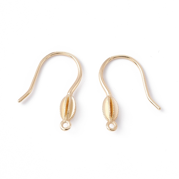 

PandaHall Rack Plating Brass Earring Hooks, with Horizontal Loops, Long-Lasting Plated, Cadmium Free & Lead Free, Golden, 20x15x3.5mm, Hole...