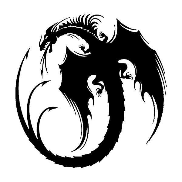 

PandaHall PVC Waterproof Car Stickers, Dragon Totem Car Sticker, Self-Adhesive Decals, for Vehicle Decoration, Black, 150x148mm Plastic...