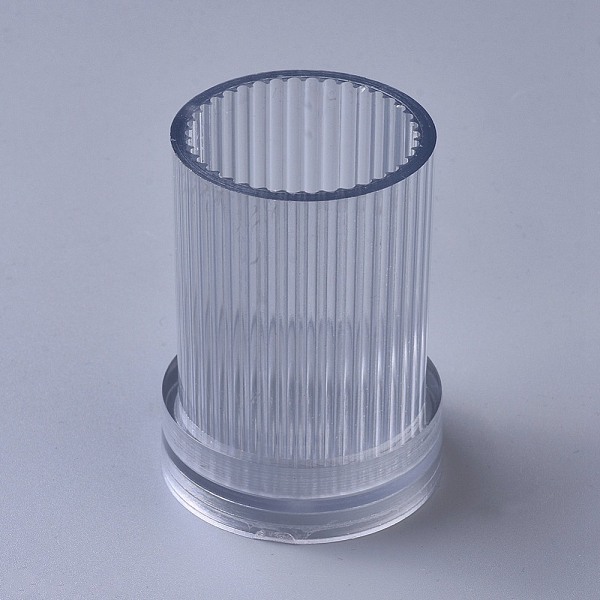 

PandaHall Plastic Candle Cups, Candle Molds, for Candle Making Tools, Column, Clear, 8.6mm Plastic Clear