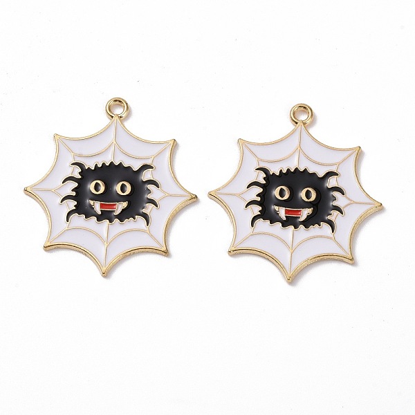 Halloween Theme Alloy Enamel Pendants