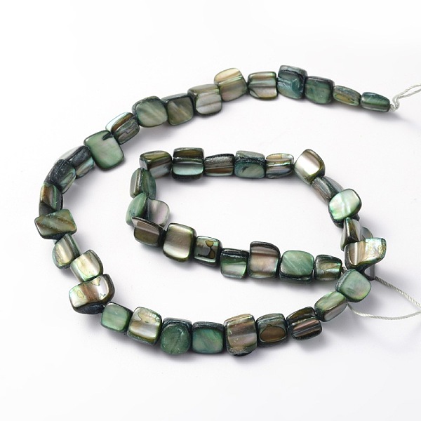 

PandaHall Natural Sea Shell Beads, Irregular, Teal, 8x5~15mm, Hole: 0.8~1.1mm, 53pcs/strand, 16 inch Other Sea Shell Others Cyan